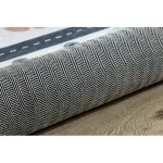Kab. BAMBINO 46980 mosható szőnyeg Erdő gyerekeknek csúszásgátló - fehér / zöld 160x220 cm