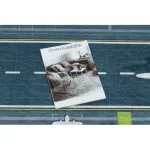 Kab. BAMBINO 46990 mosható szőnyeg Repülőtér, repülőgépek gyerekeknek csúszásgátló - zöld / szürke 200x290 cm
