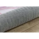 Kab. BAMBINO 48060 mosható szőnyeg Hercegnő, csillagok gyerekeknek csúszásgátló - rózsaszín 200x290 cm