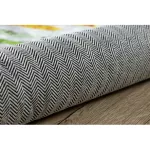 Kab. BAMBINO 38480 kör mosható szőnyeg Építőkészlet gyerekeknek csúszásgátló - szürke / sárga kör 80 cm