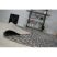 Fonott sizal szőnyeg LOFT 21145 boho elefántcsont/ezüst/szürke 80x150 cm