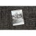 Fonott sizal floorlux szőnyeg 20401 fekete / ezüst  160x230 cm