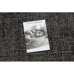 Kab. Fonott sizal floorlux szőnyeg 20401 fekete / ezüst  140x200 cm
