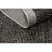 Fonott sizal floorlux szőnyeg 20401 fekete / ezüst  140x200 cm