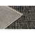Fonott sizal floorlux szőnyeg 20401 fekete / ezüst  120x170 cm