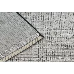 Kab. Fonott sizal floorlux szőnyeg 20401 ezüst / fekete 120x170 cm