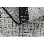 Kab. Fonott sizal floorlux szőnyeg 20401 ezüst / fekete 120x170 cm