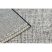 Fonott sizal floorlux szőnyeg 20401 ezüst / fekete 240x330 cm