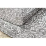 Kab. Fonott sizal szőnyeg LOFT 21207 Rozetta Kör boho elefántcsont/ezüst/taupe kör 160 cm