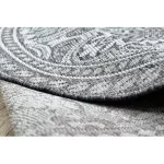 Kab. Fonott sizal szőnyeg LOFT 21193 Kör boho elefántcsont/ezüst/szürke kör 120 cm