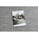 Kab. Fonott sizal szőnyeg LOFT 21198 Kör boho elefántcsont/ezüst/taupe kerék 120 cm