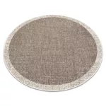 Kab. Fonott sizal floorlux szőnyeg kör 20401 tópszín / pezsgő  kör 120 cm