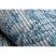 Fonott sizal szőnyeg LOFT 21193 Kör boho elefántcsont/ezüst/kék kör 160 cm
