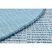 Fonott sizal szőnyeg LOFT 21198 Kör boho elefántcsont/ezüst/kék kör 160 cm