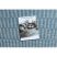 Fonott sizal szőnyeg LOFT 21198 Kör boho elefántcsont/ezüst/kék kör 120 cm