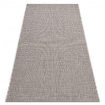   Fonott sizal floorlux szőnyeg 20580 egyszerű, egyszínű - ezüst / fekete 120x170 cm
