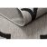 Fonott sizal floorlux szőnyeg 20608 marokkói rácsos ezüst / fekete 160x230 cm