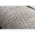 Fonott sizal floorlux szőnyeg 20608 marokkói rácsos ezüst / fekete 80x150 cm