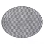 Kab. Fonott sizal szőnyeg LOFT 21198 Kör boho elefántcsont/ezüst/szürke kör 160 cm