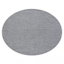   Fonott sizal szőnyeg LOFT 21198 Kör boho elefántcsont/ezüst/szürke kör 160 cm