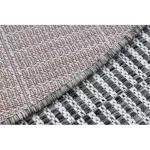 Kab. Fonott sizal szőnyeg LOFT 21198 Kör boho elefántcsont/ezüst/szürke kör 160 cm