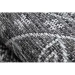 Kab. Fonott sizal szőnyeg LOFT 21207 Rozetta Kör boho elefántcsont/ezüst/szürke kör 160 cm