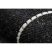 Fonott sizal floorlux szőnyeg 20605 fekete / ezüst HÁROMSZÖGEK, GEOMETRIAI  60x110 cm