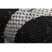 Fonott sizal floorlux szőnyeg 20608 marokkói rácsos fekete / ezüst 80x150 cm