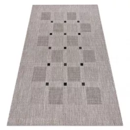   Kab. Fonott sizal floorlux szőnyeg 20079 ezüst / fekete 240x330 cm