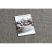 Fonott sizal floorlux szőnyeg 20580 egyszerű, egyszínű - ezüst / fekete 80x150 cm