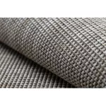 Kab. Fonott sizal floorlux szőnyeg 20580 egyszerű, egyszínű - ezüst / fekete 80x150 cm