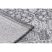Fonott sizal szőnyeg LOFT 21213 szürke / ezüst / elefántcsont 160x230 cm