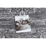 Kab. Fonott sizal szőnyeg LOFT 21213 szürke / ezüst / elefántcsont 80x150 cm