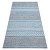 Fonott sizal szőnyeg LOFT 21118 boho elefántcsont/ezüst/kék 60x110 cm