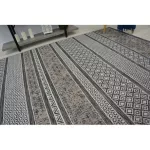 Kab. Fonott sizal szőnyeg LOFT 21118 boho elefántcsont/ezüst/szürke 160x230 cm