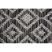 Fonott sizal szőnyeg LOFT 21118 boho elefántcsont/ezüst/szürke 160x230 cm