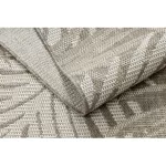Kab. Fonott sizal floorlux szőnyeg 20504 levelek szürke / pezsgő dzsungel 60x110 cm