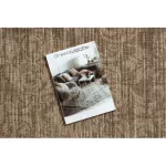 Kab. Fonott sizal floorlux szőnyeg 20211 kávé / natúr 60x110 cm