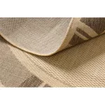 Kab. Fonott sizal floorlux szőnyeg kör 20195 mais / coffee kör 120 cm