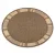 Kab. Fonott sizal floorlux szőnyeg kör 20195 coffee / mais kör 120 cm