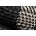 Kab. Fonott sizal floorlux szőnyeg 20078 FEKETE / ezüst  240x330 cm