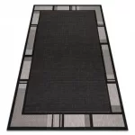 Kab. Fonott sizal floorlux szőnyeg 20195 FEKETE / ezüst  240x330 cm