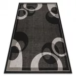 Kab. Fonott sizal floorlux szőnyeg 20078 FEKETE / ezüst  200x290 cm