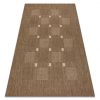 Fonott sizal floorlux szőnyeg 20079 coffee / mais 80x150 cm