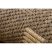 Fonott sizal floorlux szőnyeg 20079 coffee / mais 80x150 cm