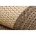 Fonott sizal floorlux szőnyeg 20195 coffee / mais 80x150 cm