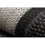 Kab. Fonott sizal floorlux szőnyeg 20195 FEKETE / ezüst  160x230 cm