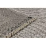Kab. Fonott sizal floorlux szőnyeg 20195 ezüst  / FEKETE 140x200 cm