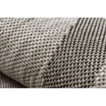 Kab. Fonott sizal floorlux szőnyeg 20078 ezüst  / fekete 120x170 cm