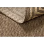 Kab. Fonott sizal floorlux szőnyeg 20014 coffe / mais 60x110 cm